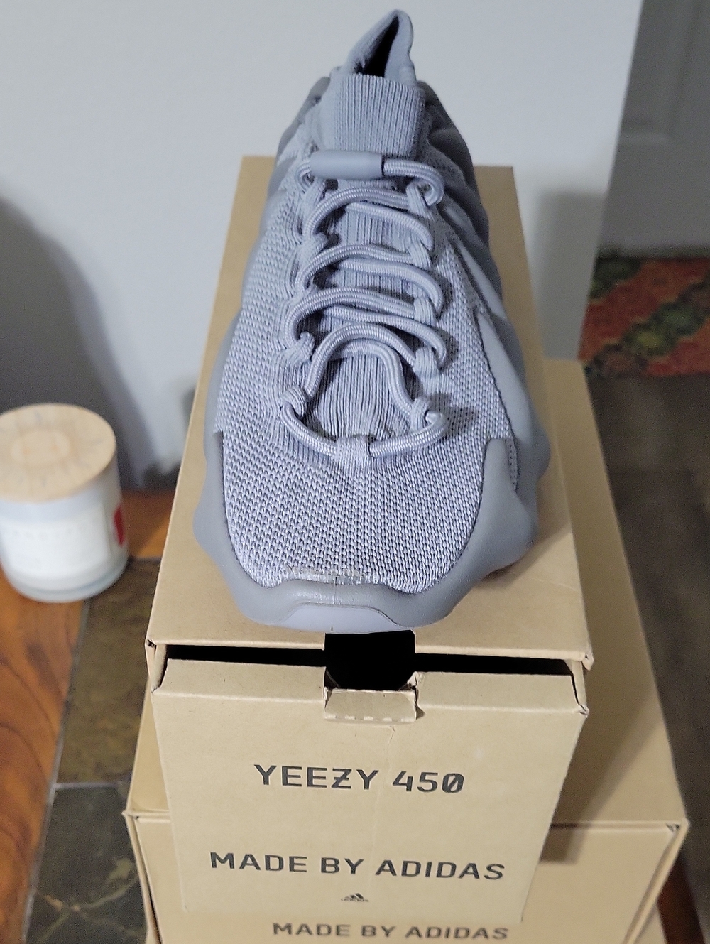 adidas Yeezy 450 Low-Top Sneaker in Grey